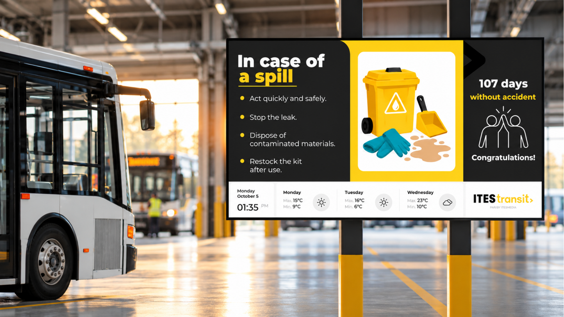Internal Communication in Public Transit